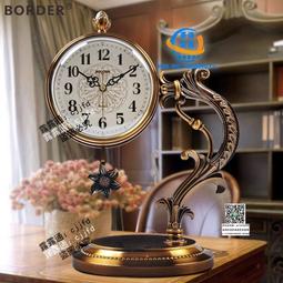 歐式復古座鐘臺式擺鐘客廳大號 創意臺鐘坐鐘家用老式鐘錶擺件鐘 歷史價格詳細信息