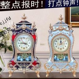 老式座鐘復古高檔音樂鐘新中式客廳大號家用桌面裝飾擺件報時時鐘 歷史價格詳細信息