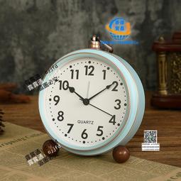 復古小臺鐘鬧鐘錶床頭鬧鈴靜音老式輕奢美式風格家用桌面擺件時鐘 歷史價格詳細信息
