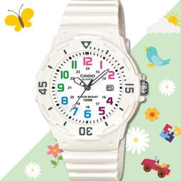 CASIO 手錶專賣店 LRW-200H-2E 女錶 兒童錶 防水100米 日期 可旋轉錶圈 膠質錶帶 歷史價格詳細信息