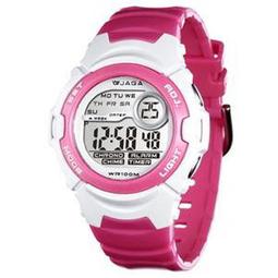 【 幸福媽咪 】 JAGA捷卡 公司貨 防水多功能運動電子錶 M969-AE(黑藍) 歷史價格詳細信息