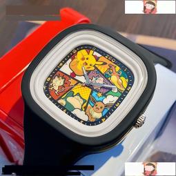 電子錶 手錶 正港x小黃人手表男 初高中學生簡約運動防水涂鴉電子表女 歷史價格詳細信息