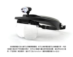 頭燈放大鏡 MS6 LED 眼鏡式 頭燈可調 頭戴 歷史價格詳細信息