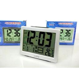 超亮LCD鬧鐘/時鐘 大字幕時間/日期/國農曆可切換/星期/溫度/貪睡/辦公桌書桌 桌鐘 台灣製TG-071 歷史價格詳細信息