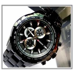 CURREN 仿三眼雅痞格調時尚男錶 高質感 皮革錶帶 防水手錶 石英錶 黑紅 CU8250紅黑【時間玩家】 歷史價格詳細信息