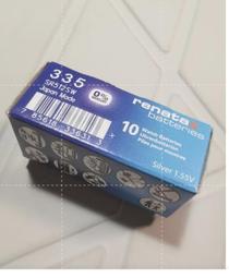 swiss brand 瑞士製造 RENATA 鈕扣型手錶電池  swiss made 335(SR512SW) 0汞 價格比較,價格查詢,歷史價格詳細信息