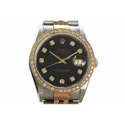 特惠百貨蠔式半金 69173 原廠全配件 錶耳無洞 錶徑26mm自動機械 原廠黑十鑽面  編號2760 歷史價格詳細信息