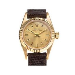 特惠百貨蠔式半金 69173 原廠全配件 錶耳無洞 錶徑26mm自動機械 原廠黑十鑽面  編號2760 歷史價格詳細信息