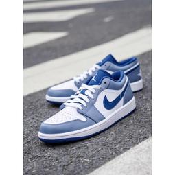 Nike Air Jordan 1 Low [553558-414] 男 休閒鞋 運動 喬丹 AJ1 低筒 穿搭 迷霧藍 歷史價格詳細信息