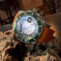 寧靜製錶致敬大師系列-敬沛納海SUBMERSIBLE-大海怪-karken (金色限量款） 歷史價格詳細信息