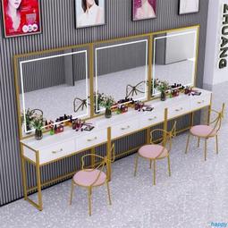 帶燈化妝鏡影樓酒吧舞臺梳妝化妝鏡可調光臺式專櫃美妝化妝鏡 歷史價格詳細信息