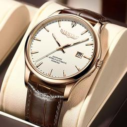 48h出貨丶氣質男士男款品牌機械錶全自動鏤空防水名表學生鋼帶男表十大 歷史價格詳細信息