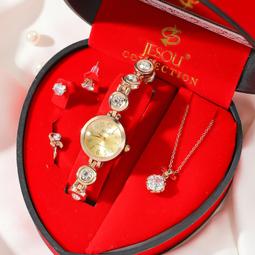 48h出貨丶爆款手錶香水套裝精美禮盒時尚女士手錶香水持久清新 歷史價格詳細信息