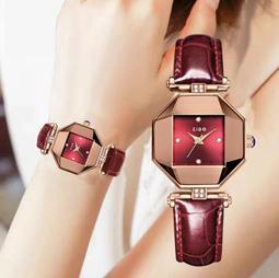 48h出貨丶復古時尚經典女生方表兩針錶盤女士手錶防水皮帶石英表高顏值 歷史價格詳細信息