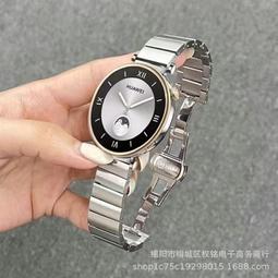 48h出貨丶適用gt4皓月銀41mm錶帶watch 金屬竹節18mm間金鋼帶錶帶 歷史價格詳細信息