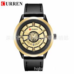 48h出貨丶curren卡瑞恩8110時尚男士鋼帶手錶日曆商務休閒石英男表爆款 歷史價格詳細信息