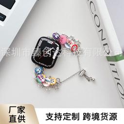 48h出貨丶適用於手錶帶7代iwatch123456se秋冬新品時尚豹紋千格皮帶 歷史價格詳細信息