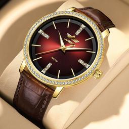 48h出貨丶琅梭男士防水手錶日曆全自動非機械錶鋼帶石英腕錶 歷史價格詳細信息