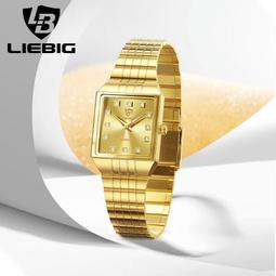 48h出貨丶手錶女士款防水方形全自動機械石英表學生鋼帶小眾ins高級雙日曆 歷史價格詳細信息