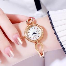 48h出貨丶歌迪GEDI手錶女士迷你小錶盤手鍊簡約時尚防水鎢鋼色女表石英表 歷史價格詳細信息