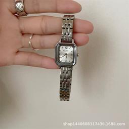 48h出貨丶百搭簡約鋼帶手錶女時尚小巧手鍊表時裝表潮流防水石英表女士腕錶 歷史價格詳細信息