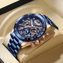 48h出貨丶款商務腕錶夜光防水石英表027b三眼裝飾男士運動手錶 歷史價格詳細信息