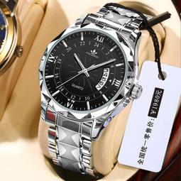48h出貨丶手錶男士手錶日曆機械錶男表全自動防水鋼帶商務深圳腕錶 歷史價格詳細信息