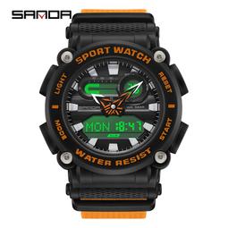 三達表多功能夜光防水戶外登山運動電子錶爆款潛水腕錶 歷史價格詳細信息