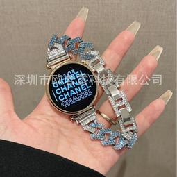 48h出貨丶適用手環87手錶帶18mm20mm22mm古巴鑲鑽時尚細款手錶鏈帶 價格比較,價格查詢,歷史價格詳細信息