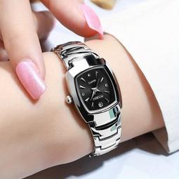 48h出貨丶全自動石英非機械鎢鋼色鋼帶情侶手錶夜光日曆男女士防水學生手錶 歷史價格詳細信息