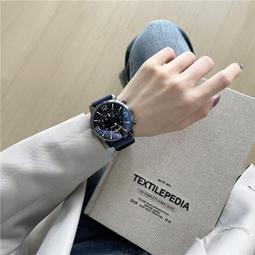 48h出貨丶潮流個性朋克大錶盤男士手錶酒吧夜店dj表演出非機械錶男 歷史價格詳細信息