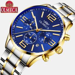 48h出貨丶olmeca watch男士運動手錶六針多功能非機械石英表定製手錶男 歷史價格詳細信息