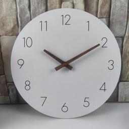 實木簡約靜音掛鍾客廳掛牆極簡裝飾鐘 創意掛 家 中式時鐘 歷史價格詳細信息