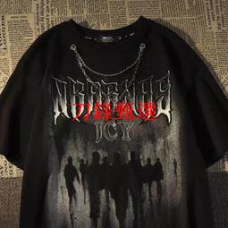 48h出貨丶純棉素T 男短T 純棉 短袖 上衣 T恤 男士短袖t恤男夏季美式嘻哈字母印花半袖純棉重磅圓領體恤衫 歷史價格詳細信息