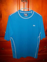 Lacoste Sport Textured Terry Logos Navy Cotton Pique Bathrobe NWT Size M/L 歷史價格詳細信息