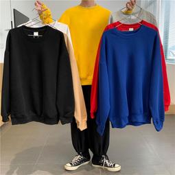 色入長袖T恤男 純棉長T 圓領長袖T 韓版潮流 素色長T 潮男必備打底衫 休閑長袖T 男士上衣服-正正男裝 歷史價格詳細信息