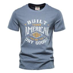 【高磅數短袖】夏季男生純棉短袖T恤 韓版簡約英文印花潮tee 百搭舒適大尺碼t恤 學院風短t 打底衫 上衣 正韓衣著 歷史價格詳細信息