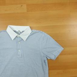 Uniqlo 優衣褲 深藍翻領短袖上衣 M號 歷史價格詳細信息