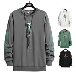 大學T 正韓 圓型文字環印花 寬鬆落肩長袖T 情侶款【PA10044】現貨＋預購 歷史價格詳細信息