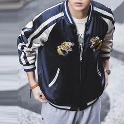 日系復古 橫須賀老虎刺繡 樂隊T卹 夏季圖案印花短袖男潮黑-鑫星精選 歷史價格詳細信息