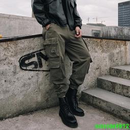 褲子 工裝褲 男褲 古龍森男士休閑褲春季加絨哈倫褲2024年潮流百搭多口袋束腳工裝褲 歷史價格詳細信息