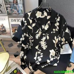 夏季冰絲短袖襯衣 大呎碼韓版襯衫 工裝襯衫男生上衣 襯衫男【逆主流】 歷史價格詳細信息