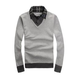 台灣現貨假兩件長袖T恤男士春秋裝上衣服潮流寬鬆大學T學生寬鬆大尺碼打底衫  露天市集  全台最大的網路購物市集 歷史價格詳細信息