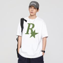 台灣現貨LARGE STORE 潮流寬鬆落肩SUPER短袖T恤 潮流上衣 情侶上衣 男生上衣 短袖上衣 情侶T(LWT2 歷史價格詳細信息