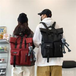 現貨 ???? ins 學院風 大容量 無印風 多口袋 帆布包 休閒包 單肩包 休閒 手提包 可A4 黑色 米色-陽光優選 歷史價格詳細信息