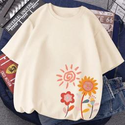 台灣現貨晚晚家✨ 大尺碼短袖 短袖女 上衣女 寬鬆上衣 美式棕色純棉寬松oversize復古短袖T恤學生女夏季2023新 歷史價格詳細信息