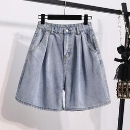 台灣現貨【????櫻桃大尺碼】M-5XL 大尺碼寬松牛仔短褲裙女夏季胖MM工裝五分闊腿短褲裙2021  露天市集  全台最大 價格比較,價格查詢,歷史價格詳細信息