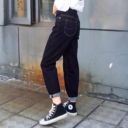 台灣現貨M-4XL大尺碼 現貨 批發價????高腰 牛仔褲 哈倫褲????女生 衣著 韓版 韓妞必備 丹寧九分褲 加大尺碼 百搭 歷史價格詳細信息