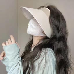 台灣現貨‹遮臉空頂帽›現貨   防曬帽  子夏季騎車護頸全遮臉遮陽漁夫帽女防紫外線面罩百搭  太陽帽 歷史價格詳細信息