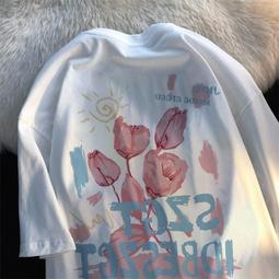 設計感T恤男短袖夏季潮牌ins刺繡polo衫小眾情侶裝翻領短袖上衣服-22號穿搭 歷史價格詳細信息